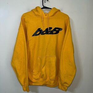 Post Malone Beerbongs & Bentleys Yellow Hoodie Concert Tour Medium